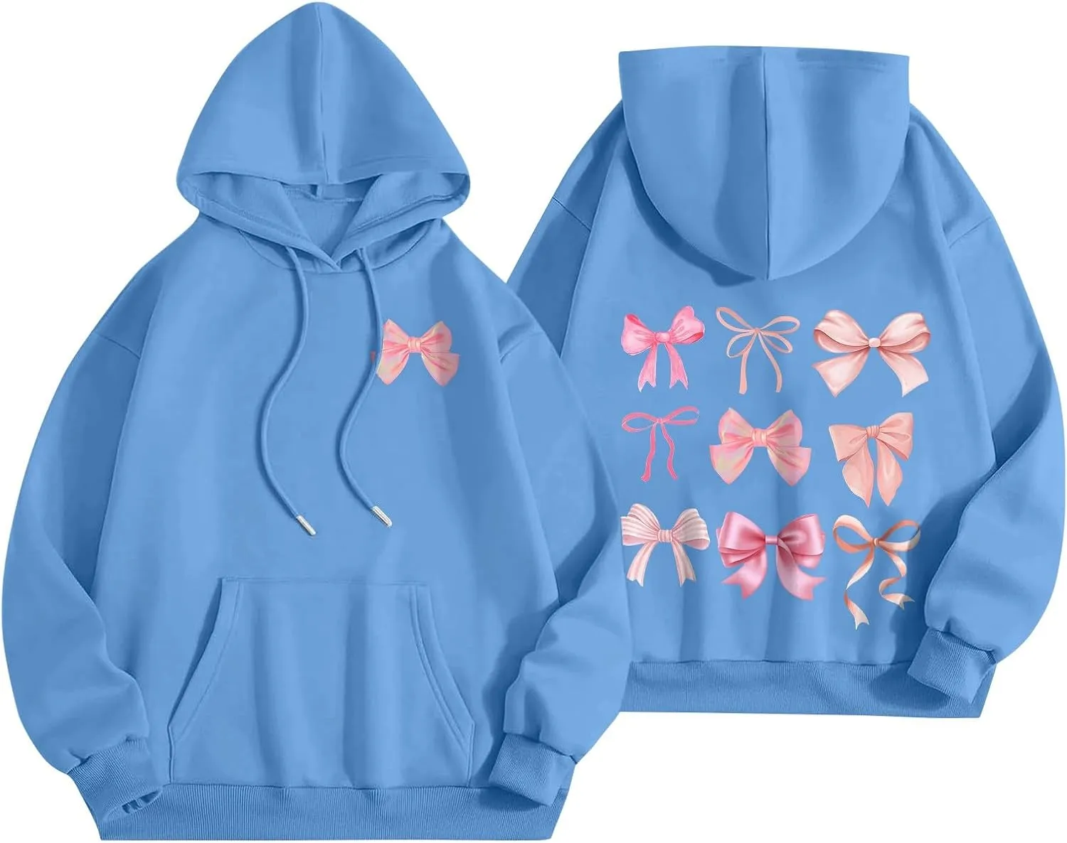Sweatshirt For Women Trendy Essentials Hoodie Long Sleeve Preppy Clothes Casual Lightweight Womens Hoodies Pullover