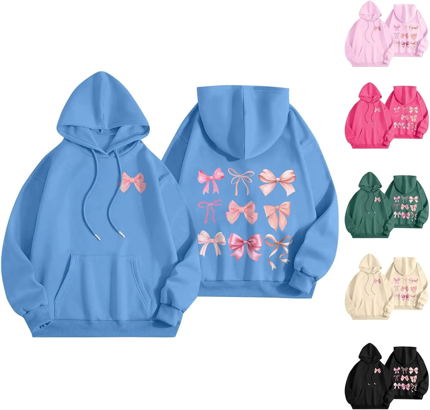 Sweatshirt For Women Trendy Essentials Hoodie Long Sleeve Preppy Clothes Casual Lightweight Womens Hoodies Pullover