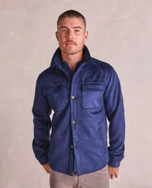 The Drummond - Microsuede Chore Jacket - Navy