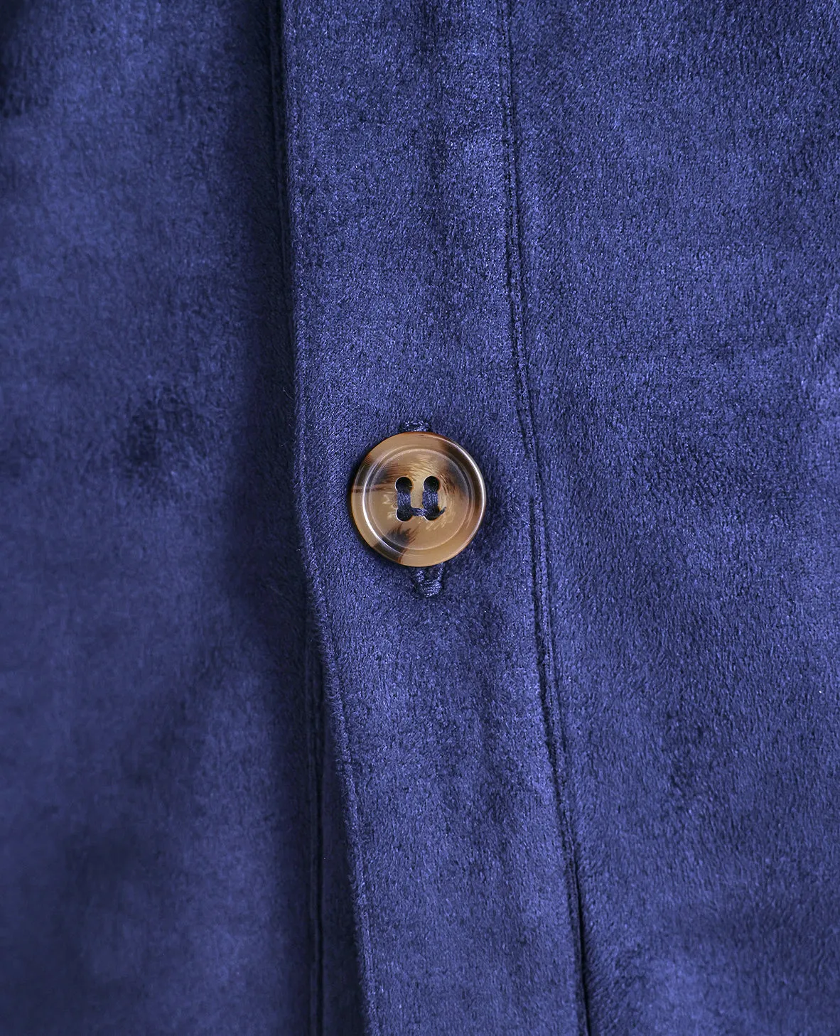 The Drummond - Microsuede Chore Jacket - Navy