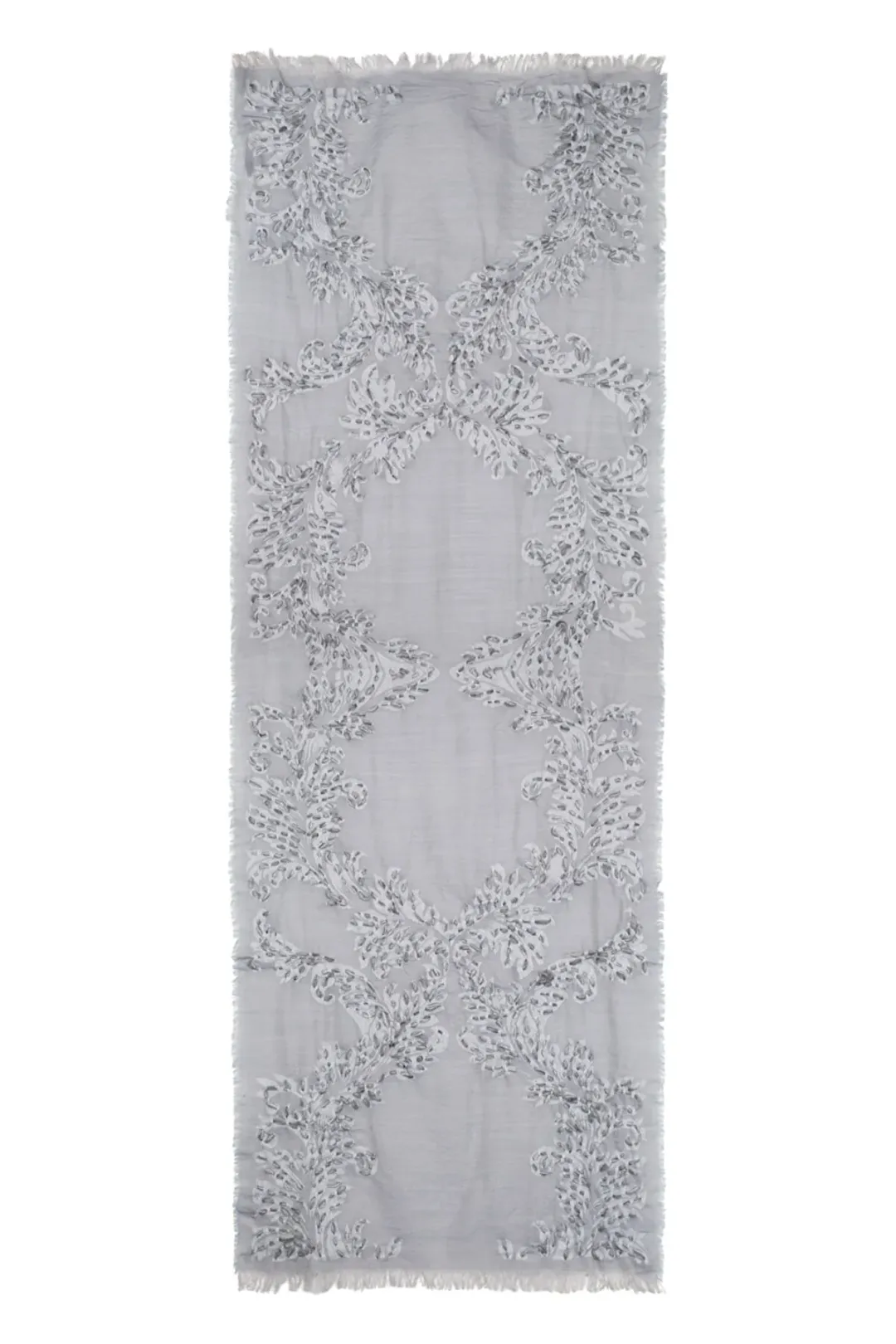 Three Dimensional Fluff Boil Wool Shawl- Shrub