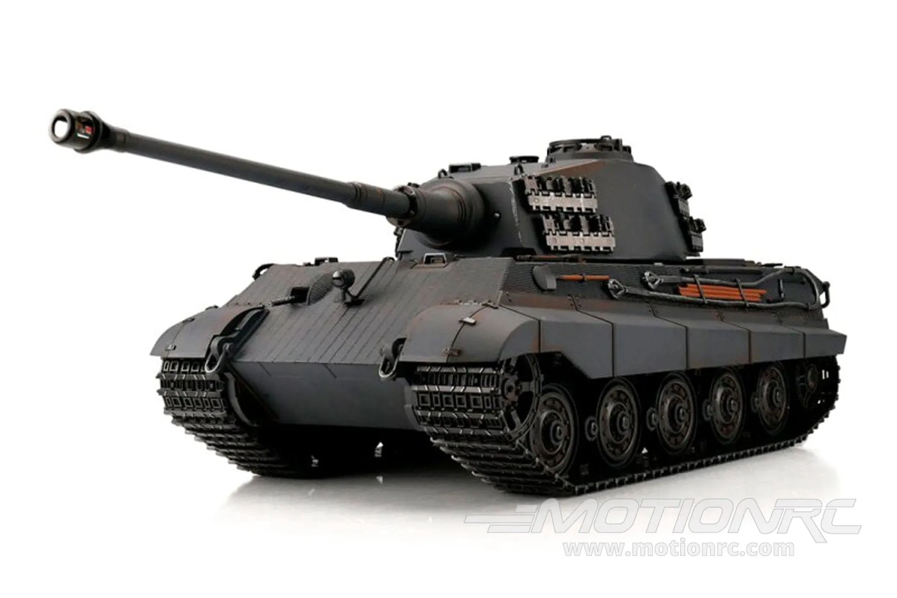 Torro German King Tiger Grey 1/16 Scale Heavy Tank IR with Cannon Smoke - RTR - (OPEN BOX)