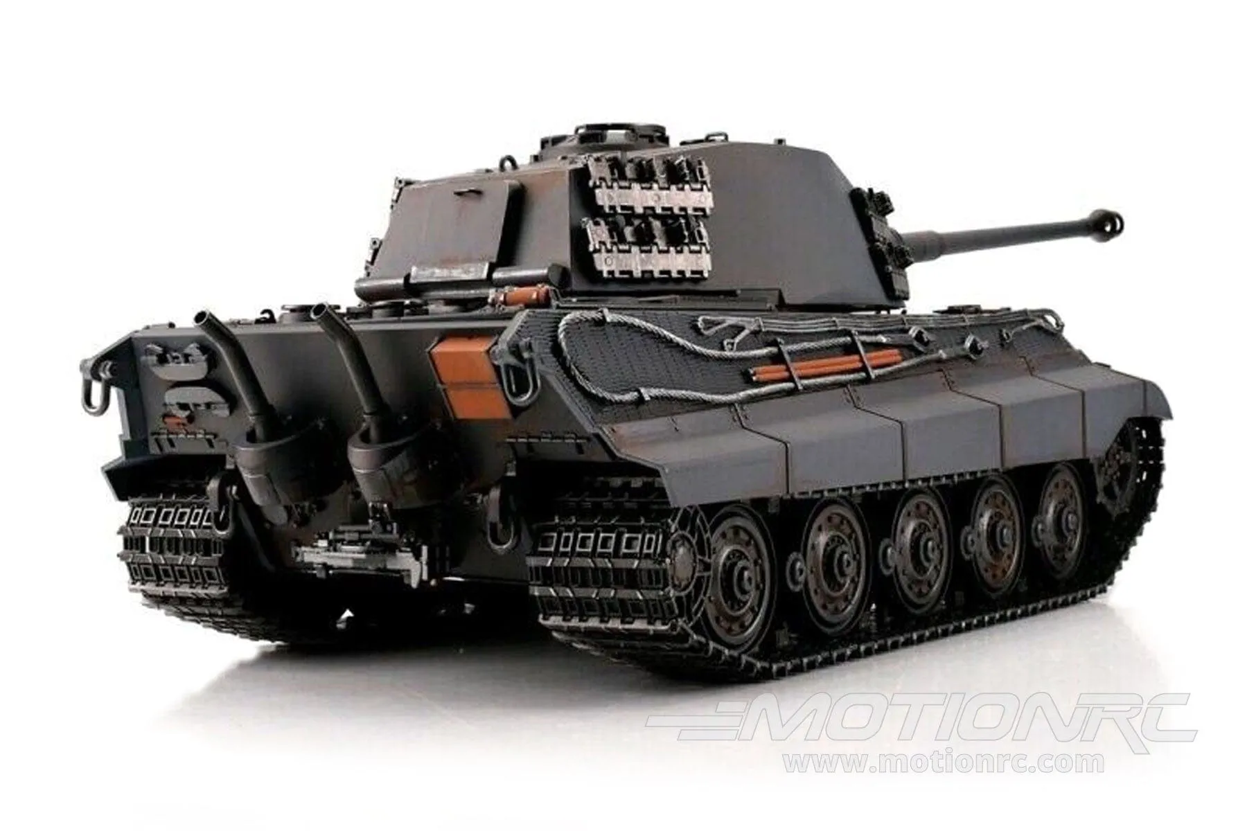 Torro German King Tiger Grey 1/16 Scale Heavy Tank IR with Cannon Smoke - RTR - (OPEN BOX)