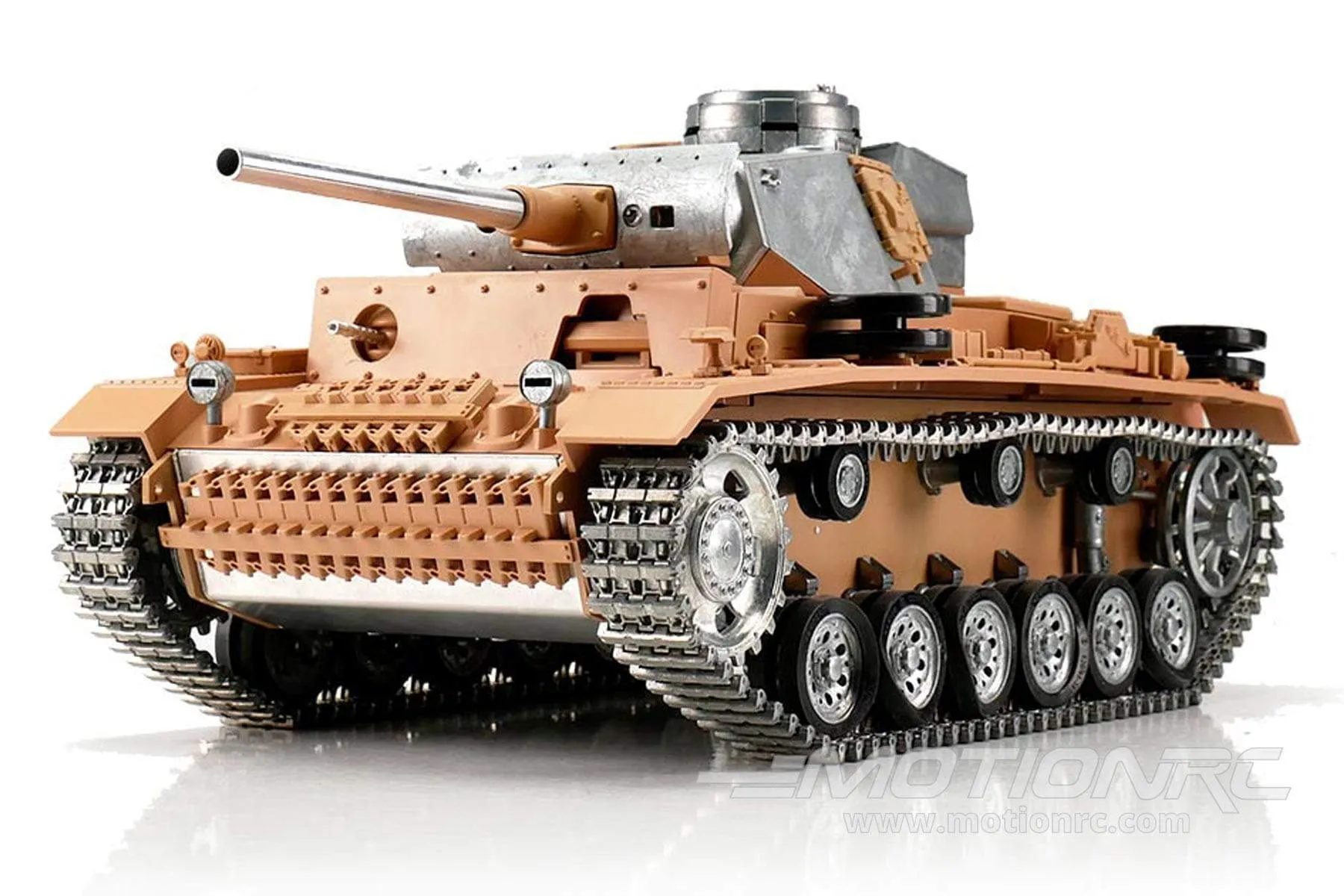 Torro German Panzer III (Ausf. L) Unpainted 1/16 Scale Medium Tank - RTR