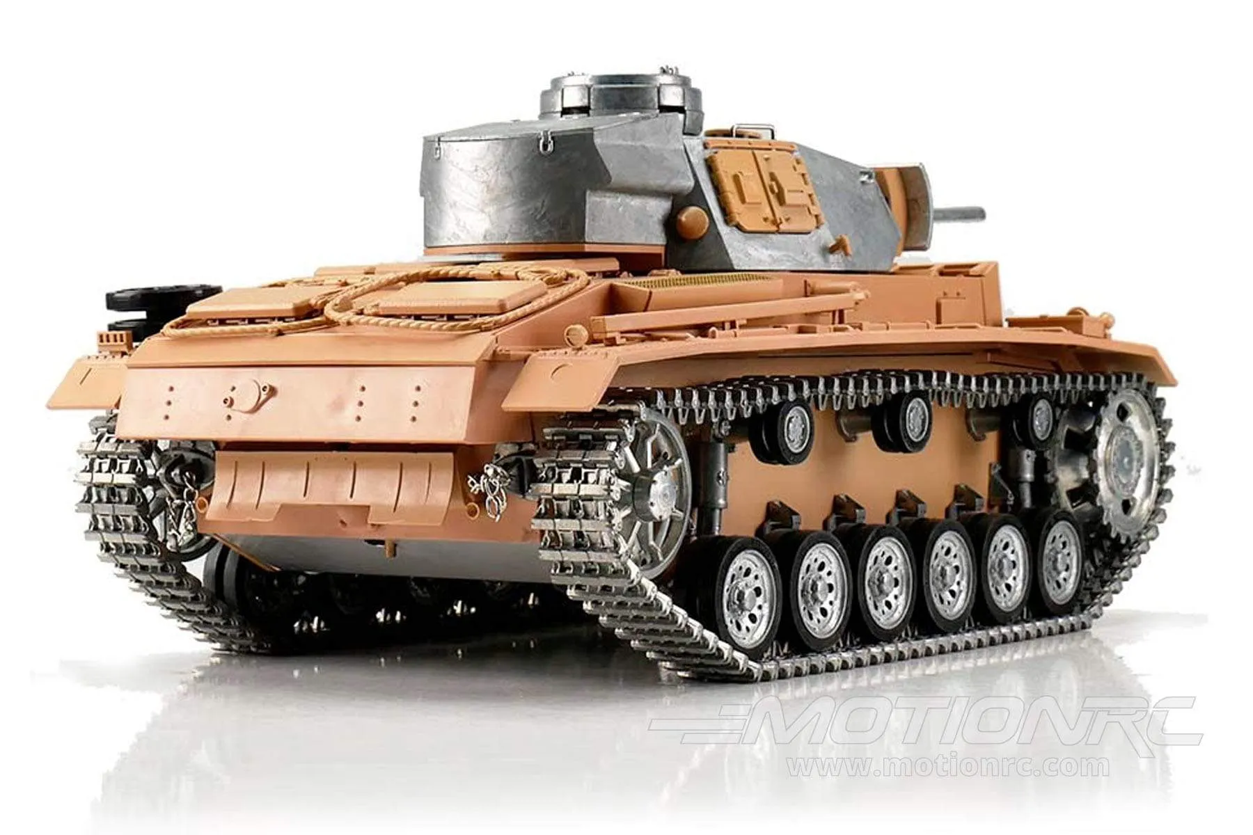 Torro German Panzer III (Ausf. L) Unpainted 1/16 Scale Medium Tank - RTR