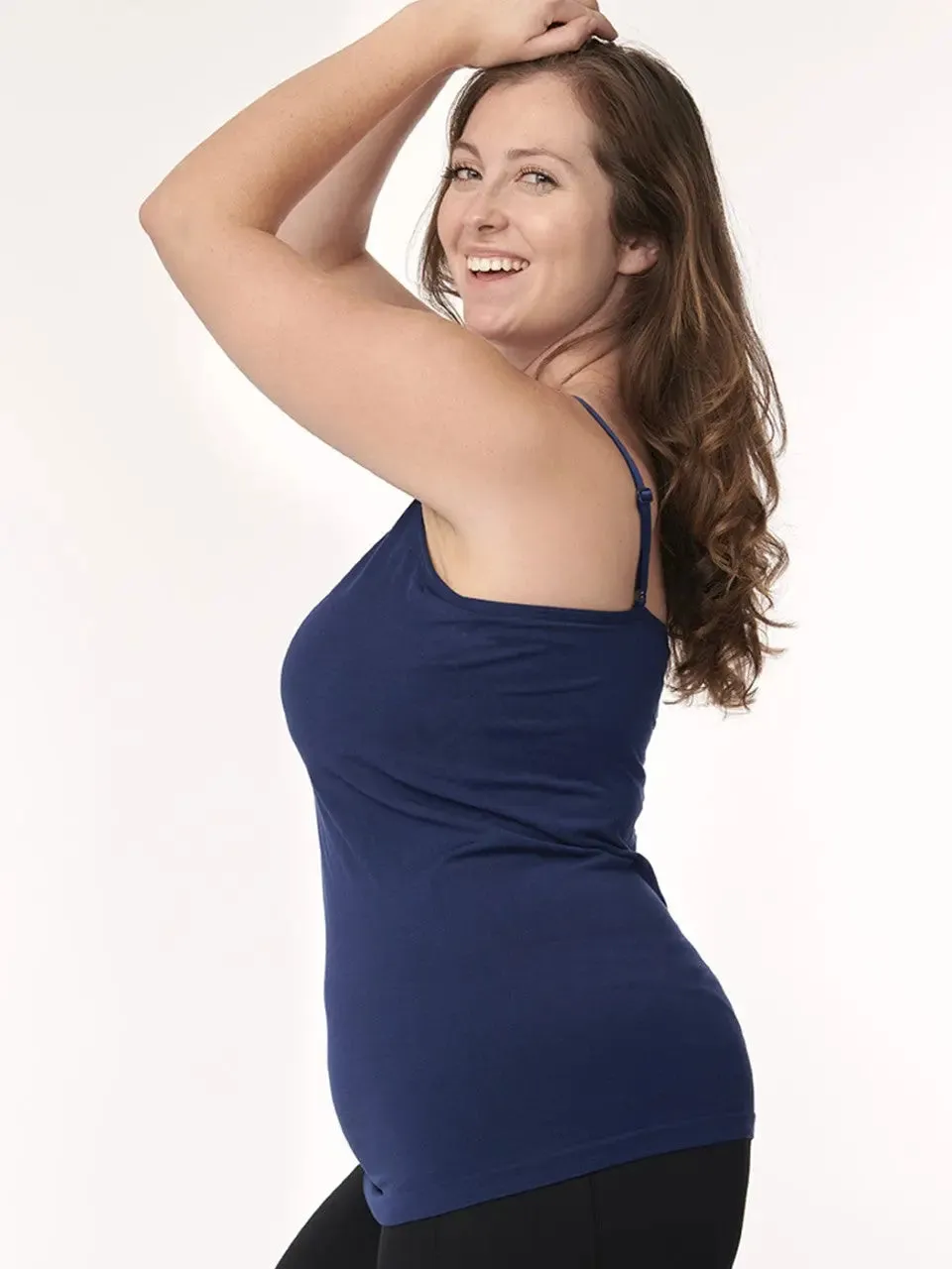 Under Control | Maternity Camisole 3 Pack (Black, Navy, Pink)