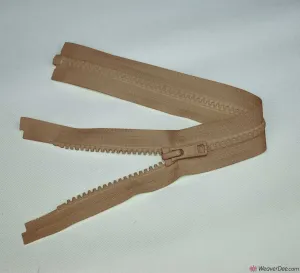 Vislon Open Ended Zip [573 Biscuit Beige - 5mm Tooth Width]