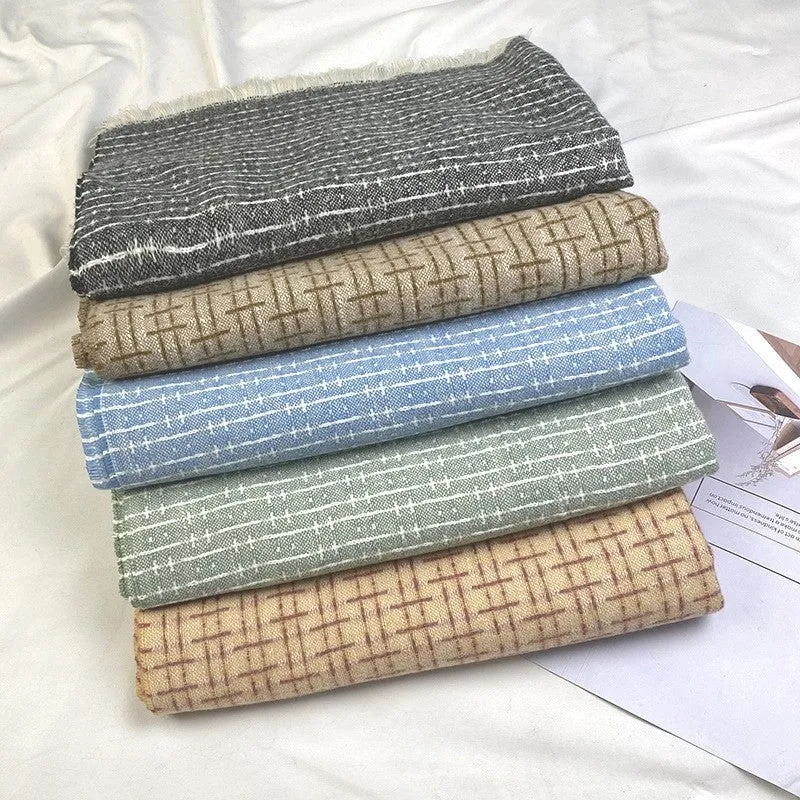 Warm Thickened Tassled Imitated Cashmere Shawl Scarf