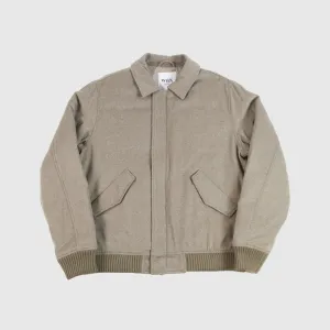 Wax Knoll Bomber Jacket - Natural