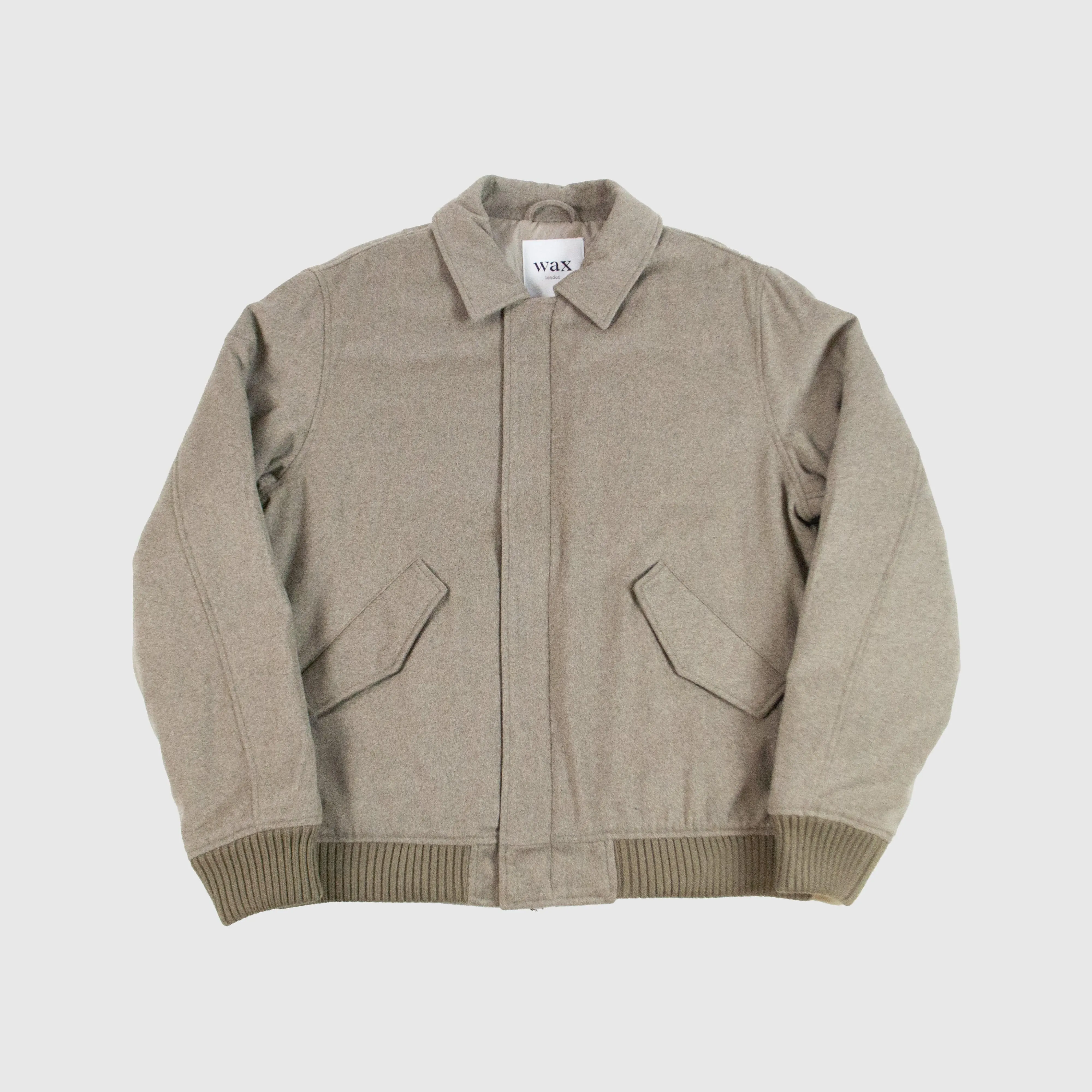 Wax Knoll Bomber Jacket - Natural