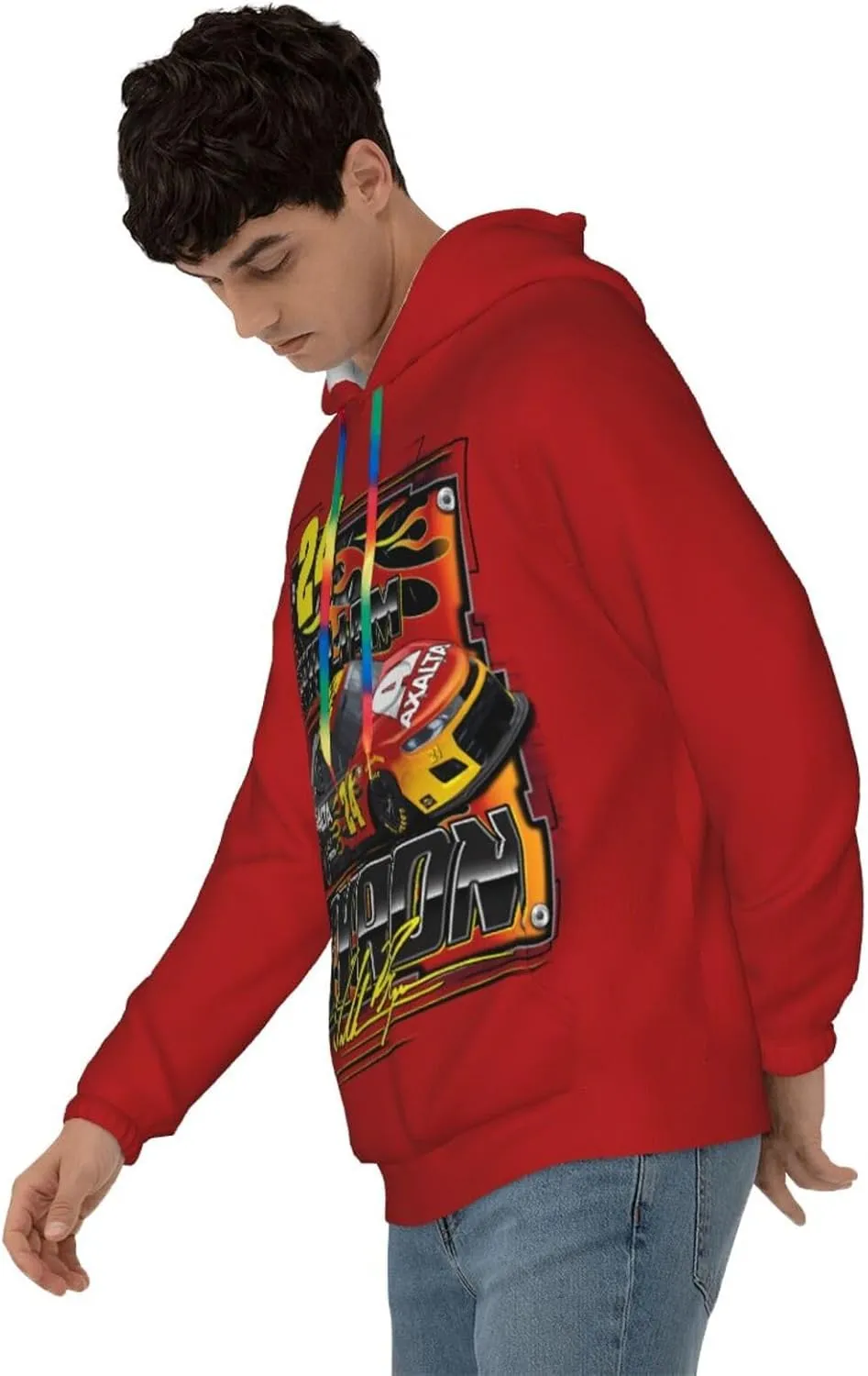 William Byron 24 Men's Pullover Hoodie Casual Hooded Sweatshirt Best Hoodies Sportswear Tracksuit