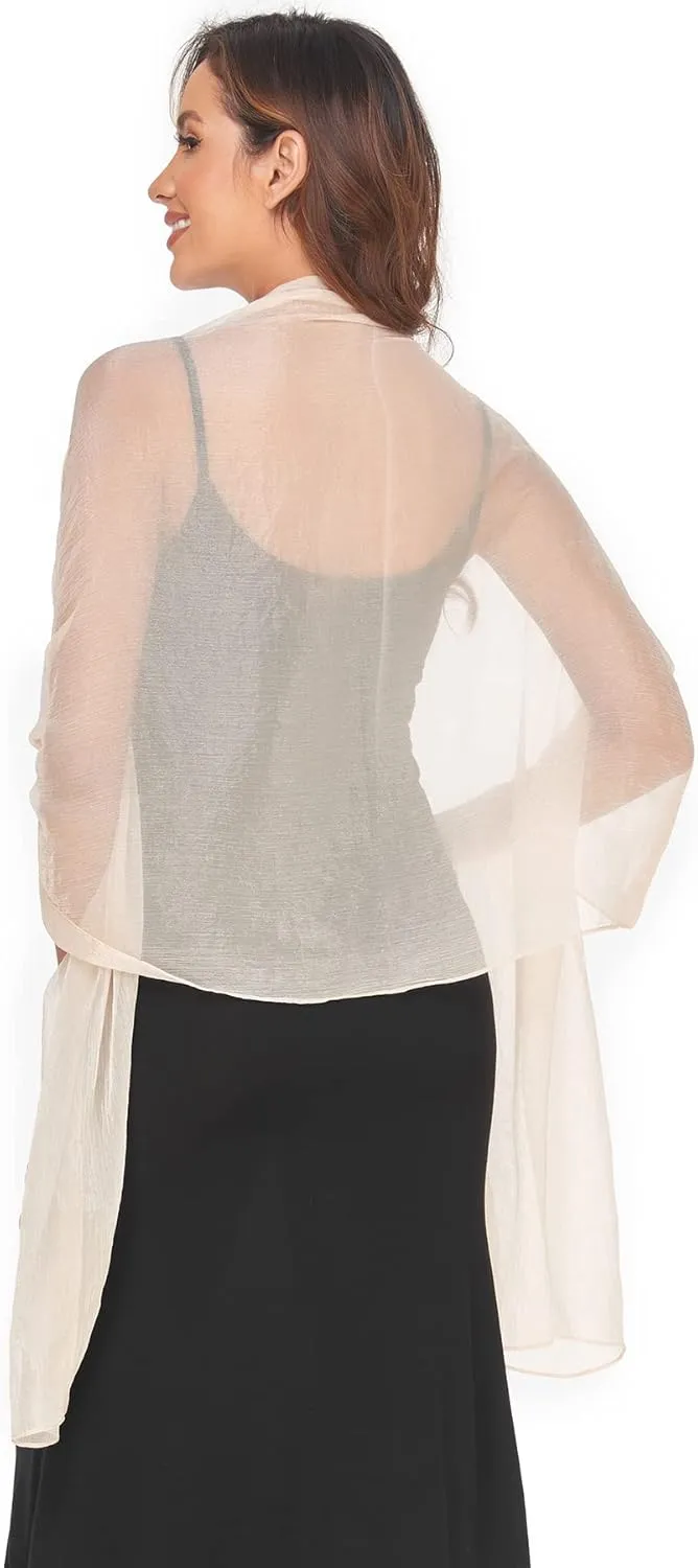 Women Shawls and Wraps for Evening Dress Lightweight Scarf Wedding Guest Shawl Wrap Bridesmaid Scarves