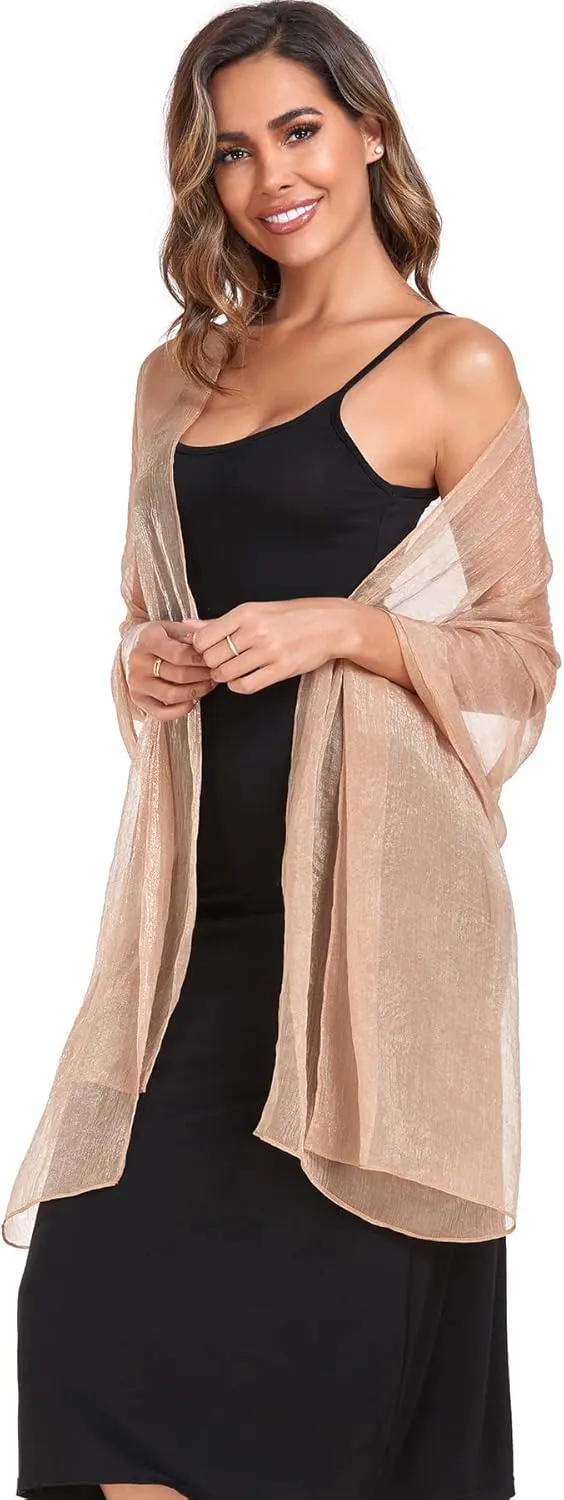 Women Shawls and Wraps for Evening Dress Lightweight Scarf Wedding Guest Shawl Wrap Bridesmaid Scarves