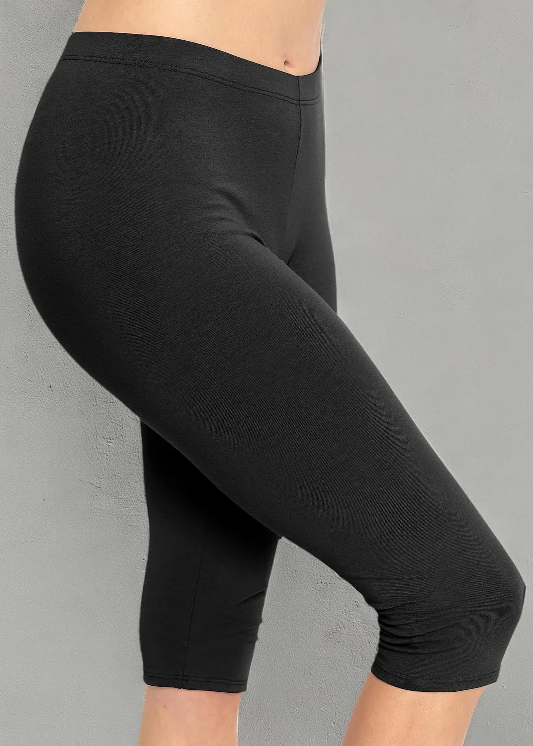 Women's and Plus Size Knee-Length and Ankle Length Leggings