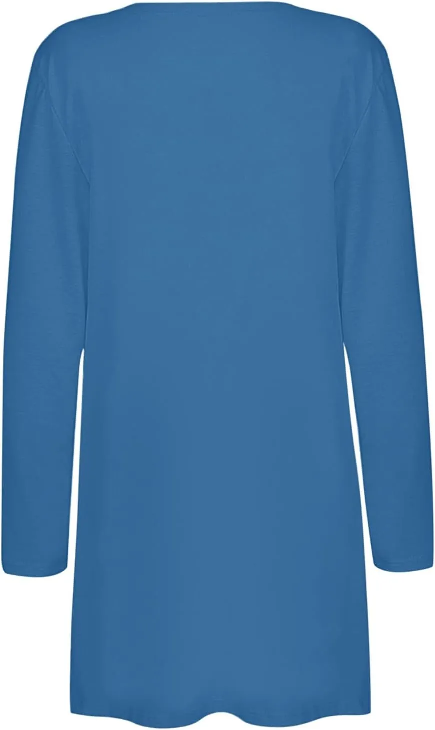 Womens Casual Lightweight Long Sleeve Cardigan Soft Drape Open Front Fall Dusters Sweaters Outwear Coat with Pockets